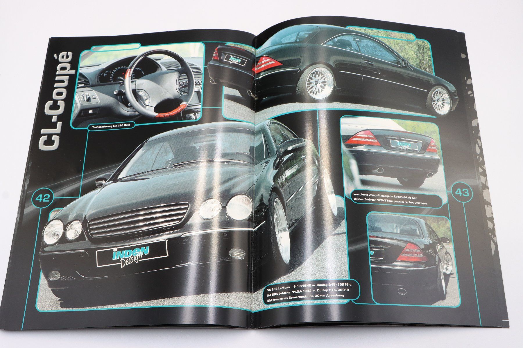 Mercedes-Benz Documenti: Inden Design Mercedes Tuning Modellprogramm 2000 Prospekt – Usato da Bühl b.Aarberg venduto da Collectorpassions 7