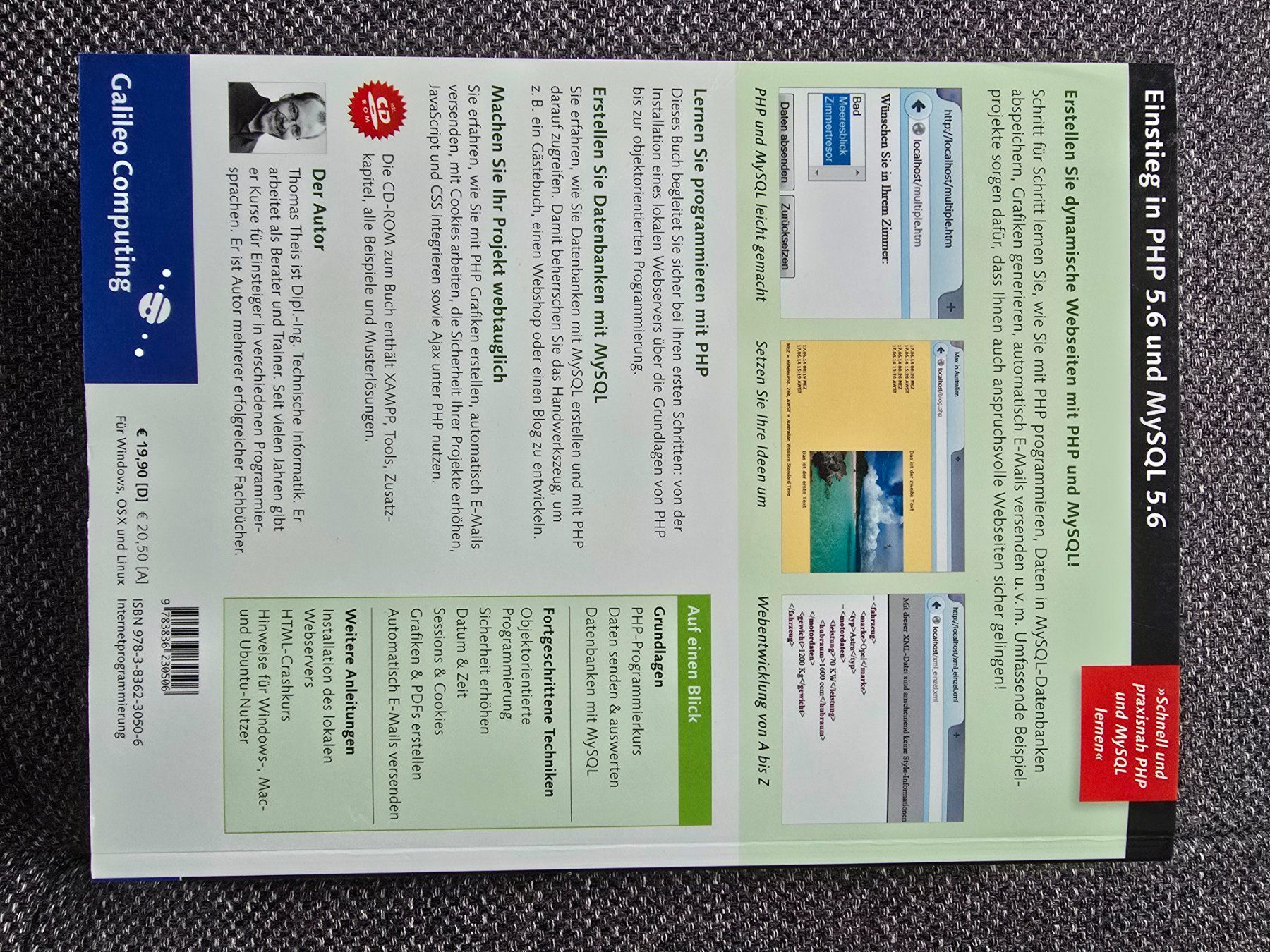 Bücher: PHP 5.6 und MySQL 5.6 - Lehrbuch für Programmieranfänger – Gebraucht aus Büttikon AG von Amineah 1