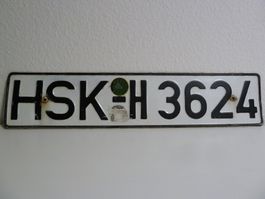 Nummernschild /Auto / Kfz-Kennzeichen Deutschland HSK-H 3624