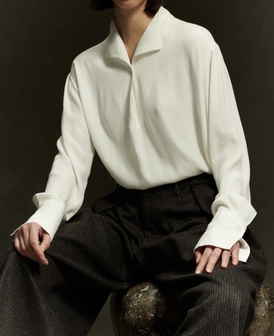 Camicette: Wright & Doyle silk shirt – Usato da Pfäffikon SZ venduto da MarieEdh 1
