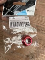 Mutter Radachse Aluminium rot eloxiert - M12x1,75 