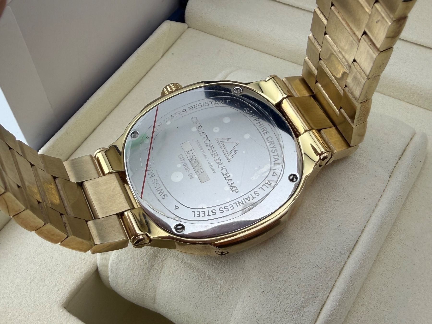 Orologi: Montre Christophe Duchamp Dorée Phase de Lune – Usato da Biel/Bienne venduto da MrP_WatchesBiel 7