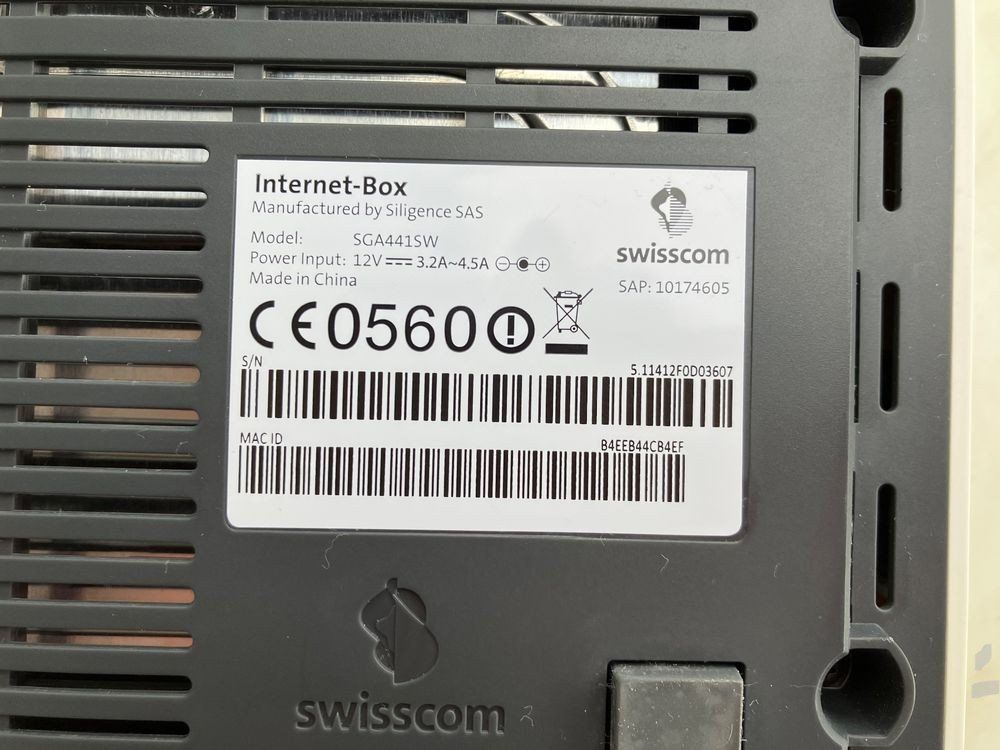 Swisscom Modem & Router: Swisscom Internet-Box plus – Usato da Zürich venduto da and_5ztn 3