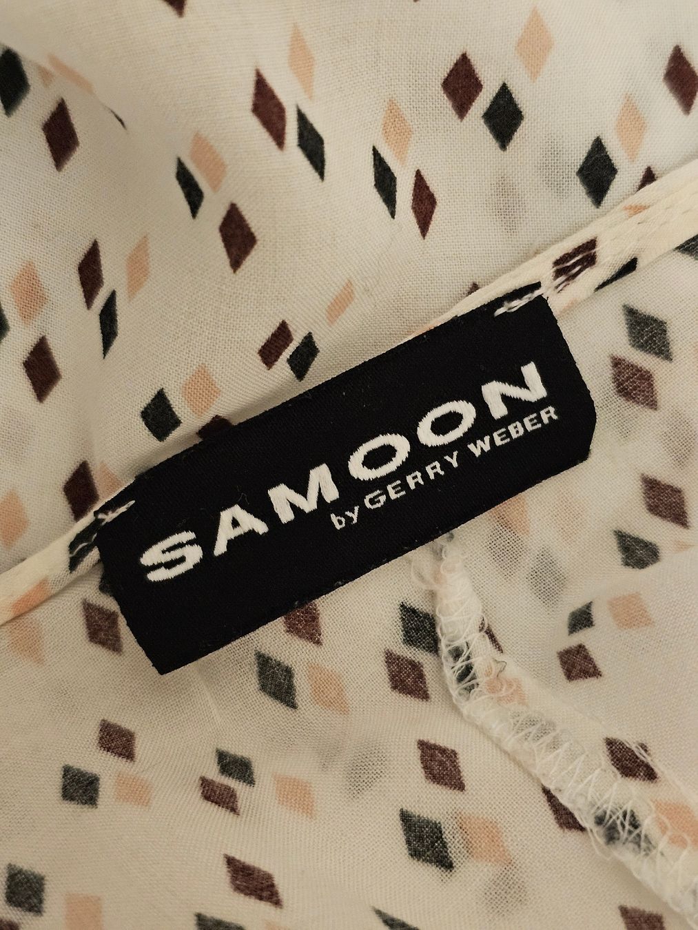 Gerry Weber Camicette: Samoon by Gerry Weber Bluse Gr. 52 Weiss Baumwolle Langarm K – Usato da Urdorf venduto da ole_mrp9 4