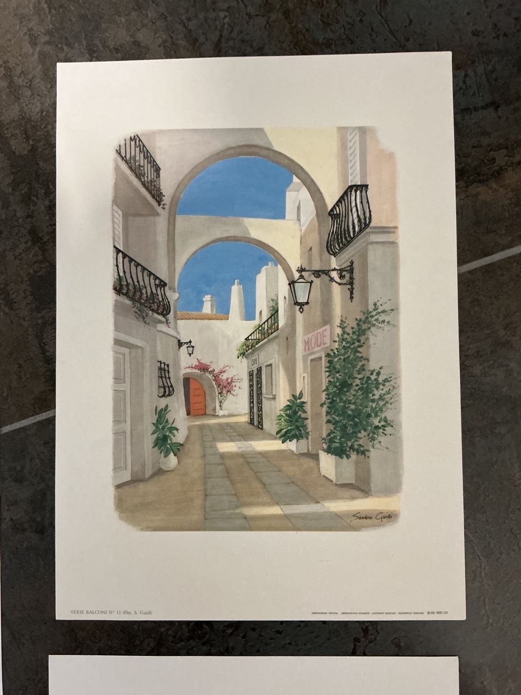 Poster & Bilder: Aquarelle, Seria Italiana – Gebraucht aus Giswil von Guardia75 2