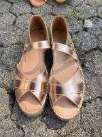 Espadrilles, Gr. 39, oliv Kupfer 