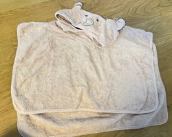 Badeponcho Elefant pink Baboo 1-2 Y