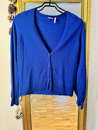 s.Oliver Cardigan blau – Gr. 36 – Wollmix – guter Zustand