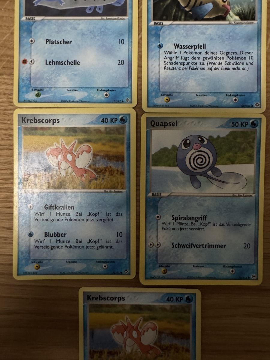 Pokémon Carte collezionabili: Pokémon Diverse Karten – Usato da Bern venduto da snikajot 2