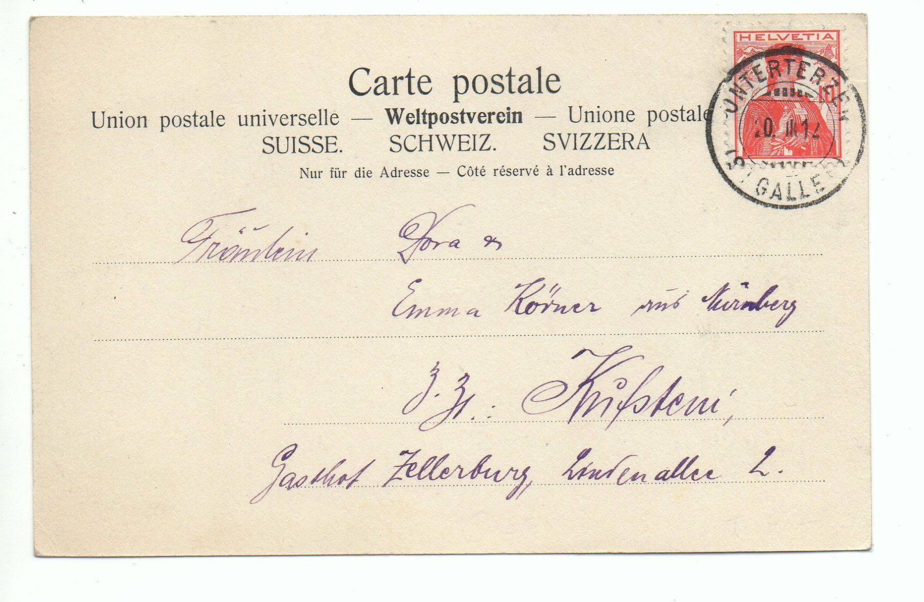 Cartoline postali: MURG Jungendstil Murgbach – Usato da Jona venduto da philajona 1