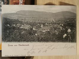 Alte PK / Gruss aus Oberdornach - Gelaufen 1903