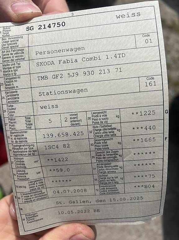 Automobili: Skoda 1.4 Diesel  – Usato da Wetzikon ZH venduto da swiss0030 3
