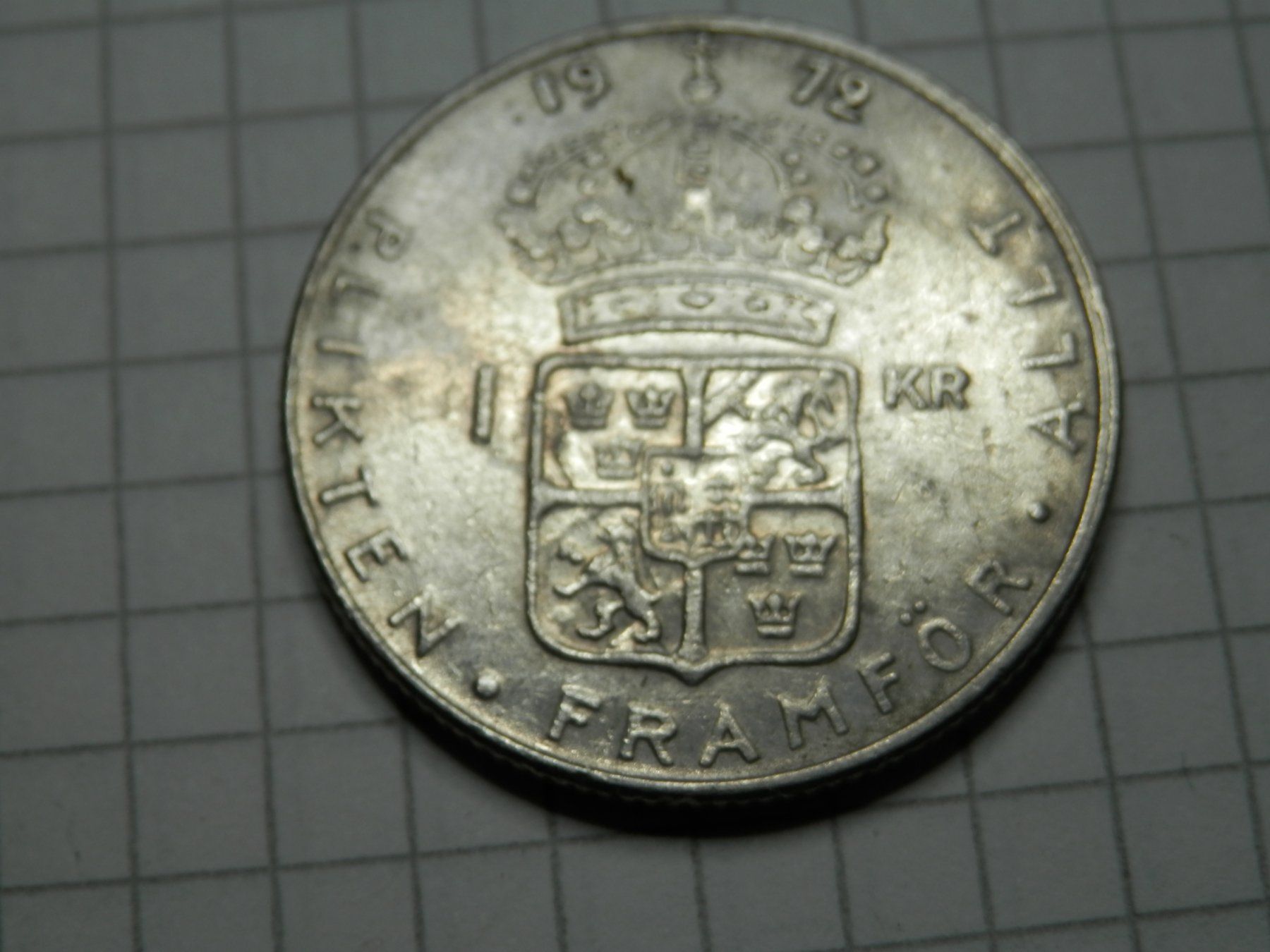 Tutti le monete: Schweden  1 Krone, 1972 – Usato da Weiach venduto da weiach81 1