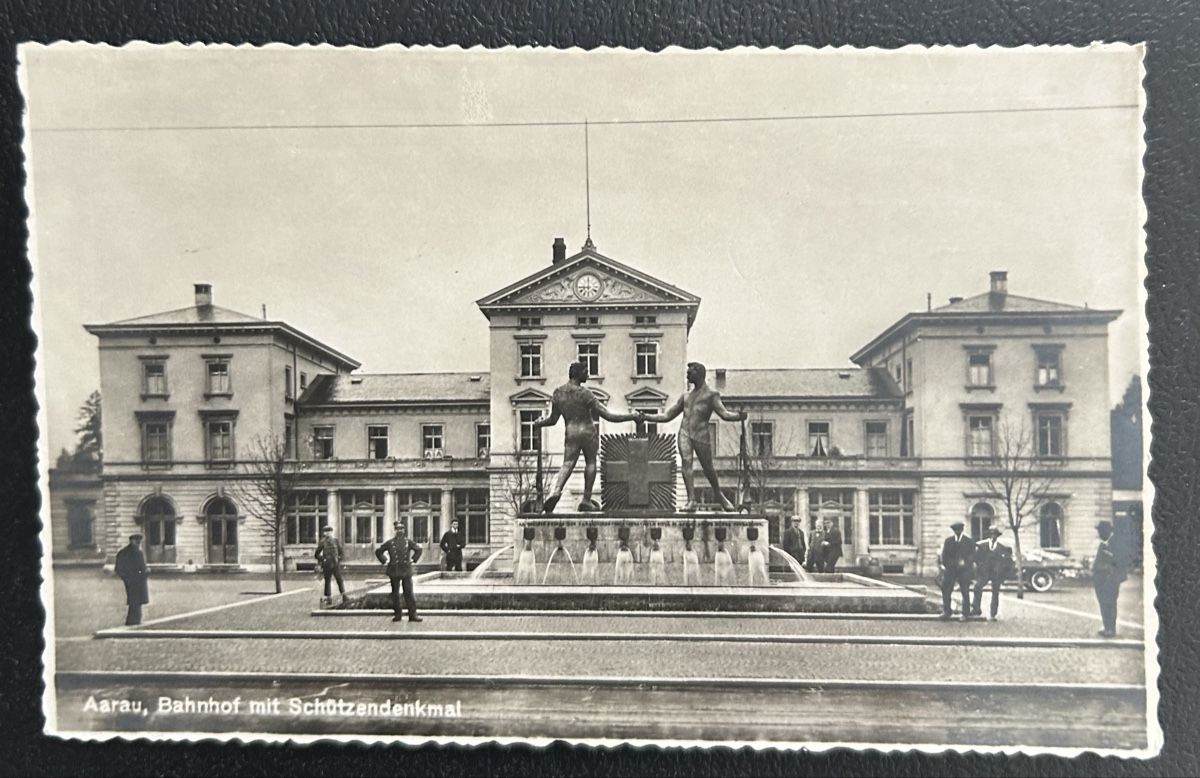 Cartes postales: Aarau alter Bahnhof  – D'occasion à Horw par Tellbub