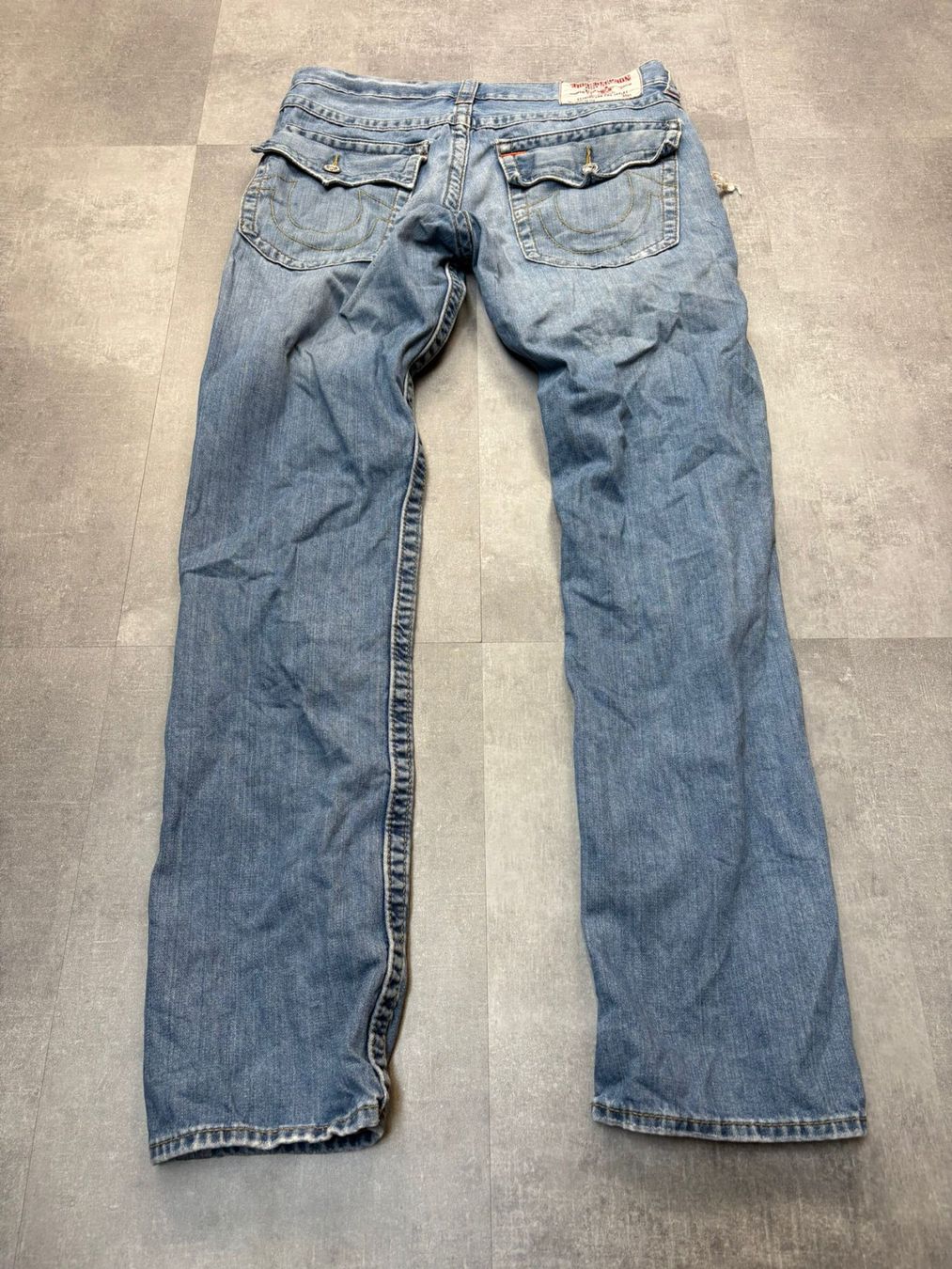 True Religion Jeans: True Religion Straight Jeans - Grösse L/32 – Usato da Werdenberg venduto da hase.vintage