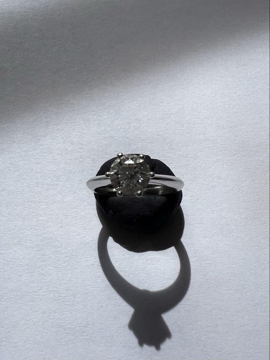 Bucherer Ringe: Diamond Engagement ring Diamant Platin Bucherer 1888 – Gebraucht aus Genthod von cha_8vfp 1