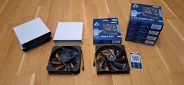 120mm Computer-PC Lüfter Set von Alphacool und Arctic