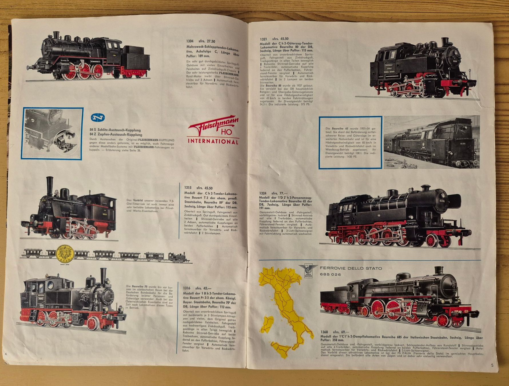 Fleischmann Dokumente: Fleischmann Katalog H0 1966/67 – Gebraucht aus Spreitenbach von aspen11 1