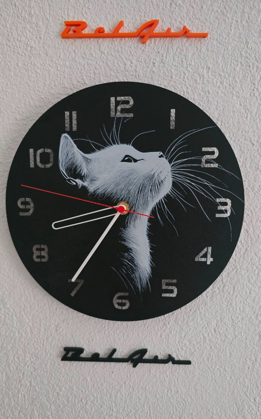 Orologi da terra & Orologi da parete: Katzen Wanduhr Büsi Cat – Nuovo (secondo la descrizione) da Winznau venduto da johny_wayne