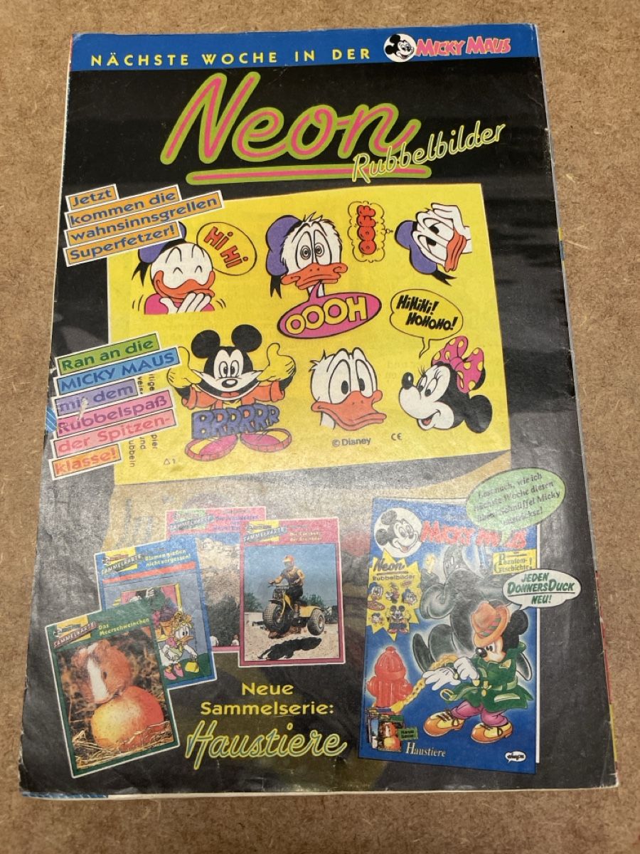 Fumetti: Micky Maus Zeitschrift Nr. 20, 1991 – Usato da Therwil venduto da rubininio 1