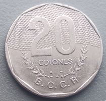 COSTA RICA - 20  COLONES  1983 - EXZELLENT/EBC