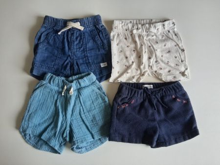 Lot de 4 shorts d'été bébé (6 mois/taille 68)