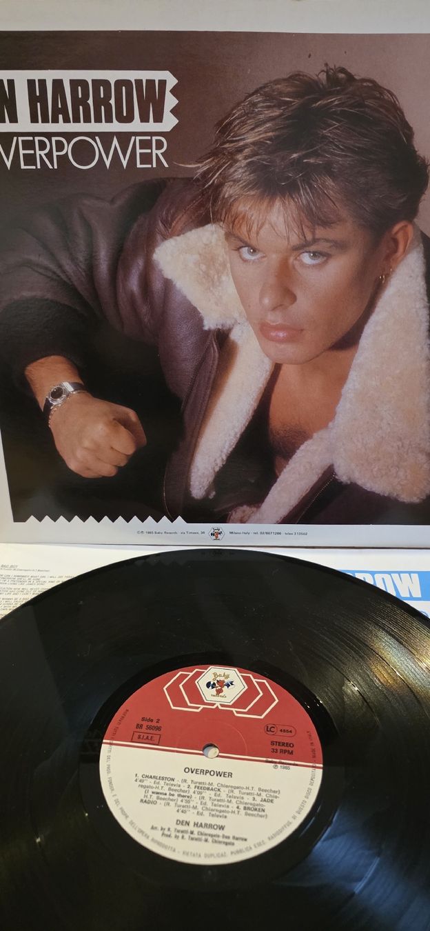 Dischi in vinile: Vinyle Den Harrow - Overpower - 1985  Vg+ – Usato da Yvonand venduto da RF-VINYL 5
