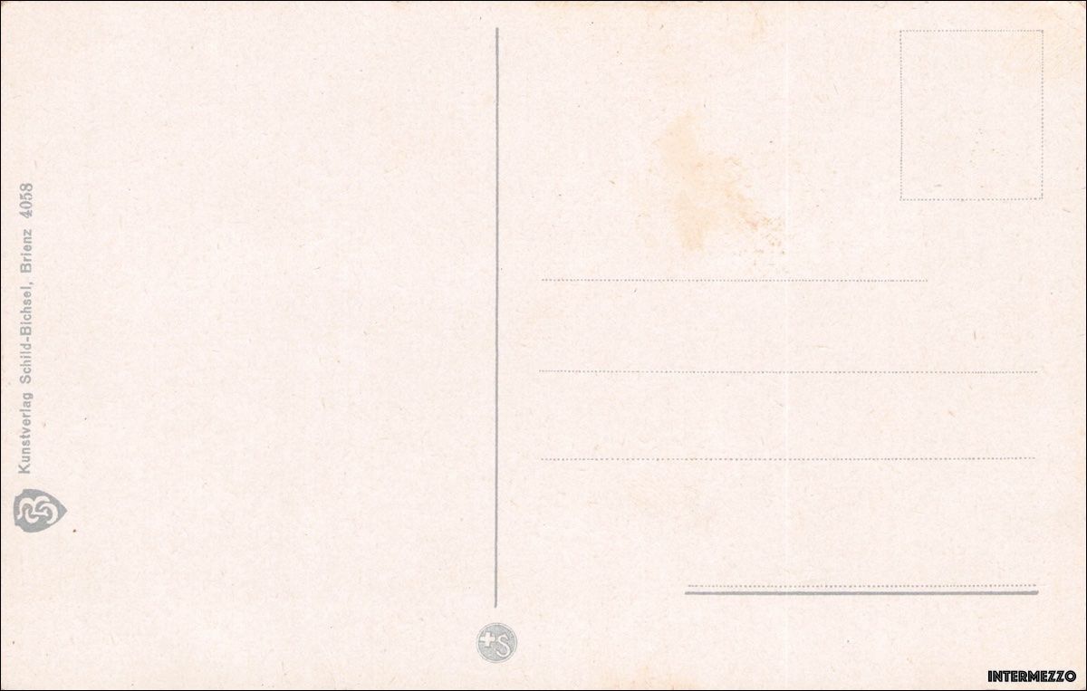 Cartoline postali: Iseltwald BE mit Niesen // Brienzersee – Usato da Basel venduto da intermezzo12 1