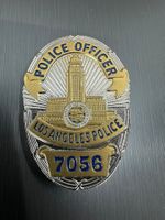 Polizeimarke Los Angeles Brosche, Police Officer