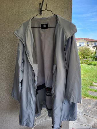 Bogner Jacke lang, Gr. XXL, Vintage, hellblau