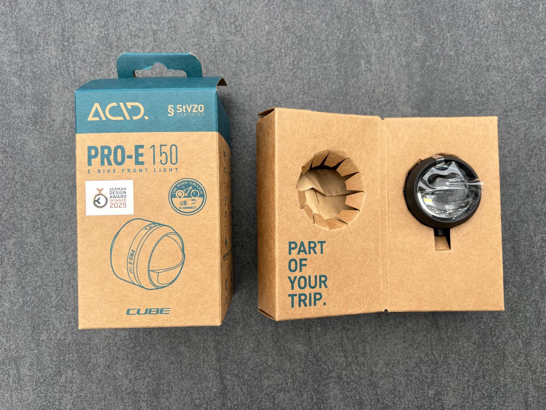Pezzi di ricambio: ACID E-Bike Pro-E 150 X-Connect Frontlicht NEU – Nuovo e nell'imballaggio originale da Altendorf venduto da Moto1