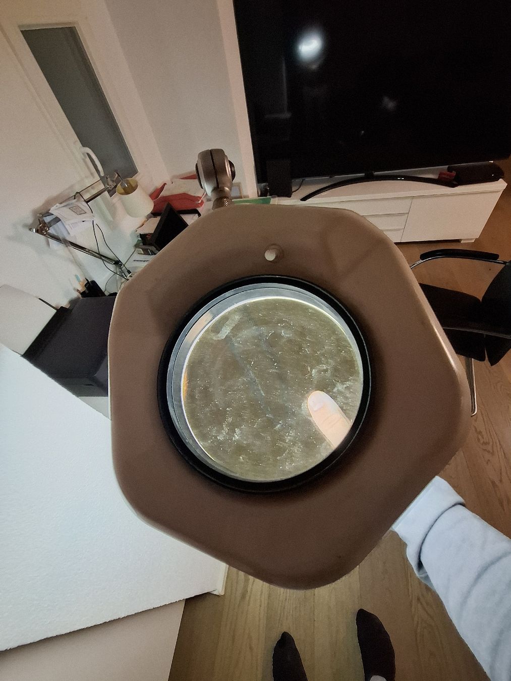 Lampe loupe articulée avec fixation sur table occasion (Gebraucht) in ...
