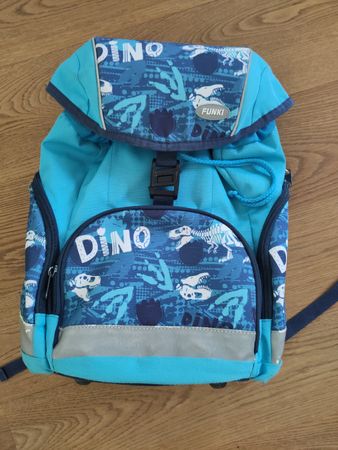Kinderrucksack Funki Dino blau gut erhalten