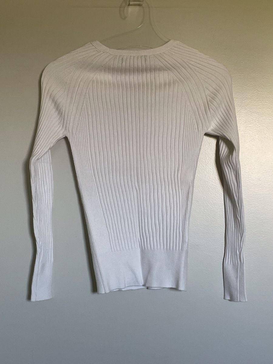 Mango Top: Pull MNG Basics Blanc, Taille S – Nuovo (secondo la descrizione) da Vuadens venduto da Nina11 1