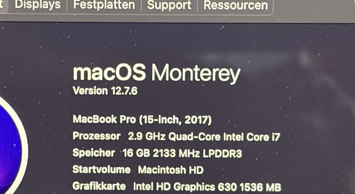 Apple Notebook: MacBook Pro 15 inch – Usato da Wiler b. Seedorf venduto da Suenneli1980 2