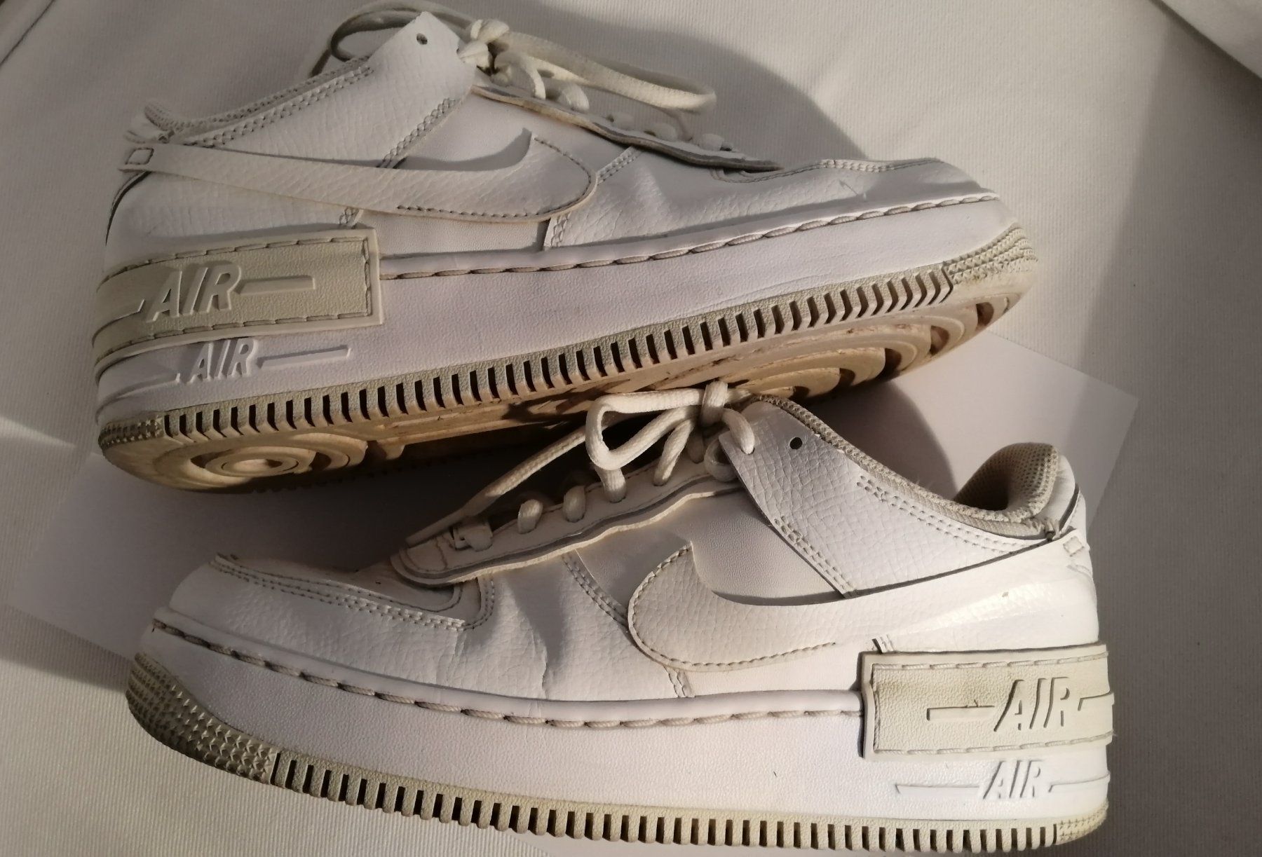 Nike Scarpe da donna: Nike Air Force Shadow Damenschuhe, Grösse 40, Weiss – Usato da Novazzano venduto da malu36 3