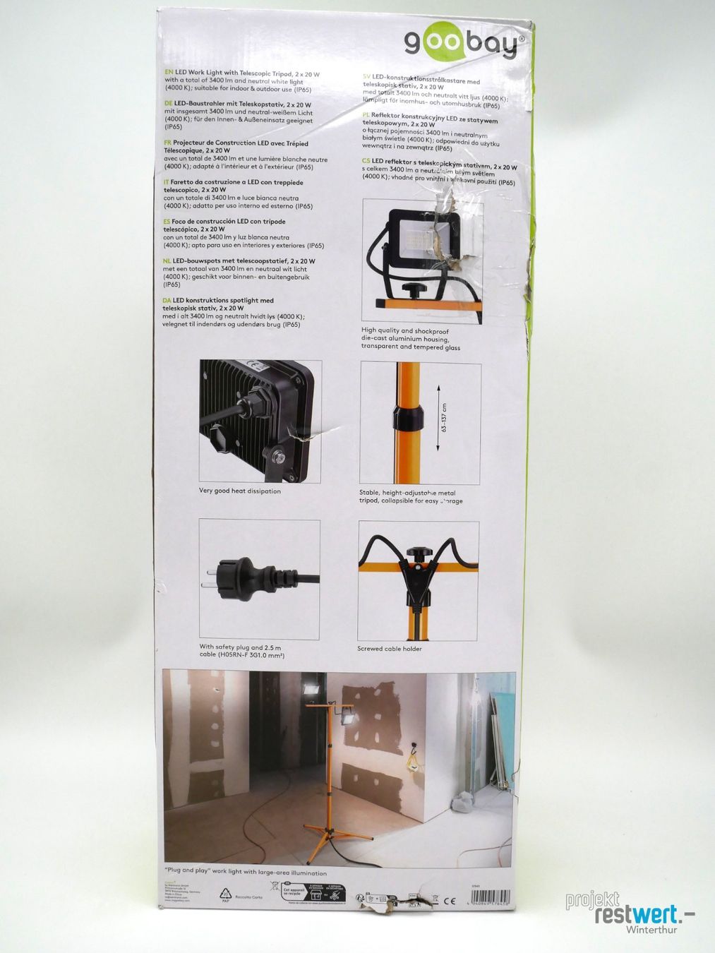 Lampade: GOOBAY LED Baustrahler 3400 lm – Usato da Winterthur venduto da Restwert_Winterthur 7