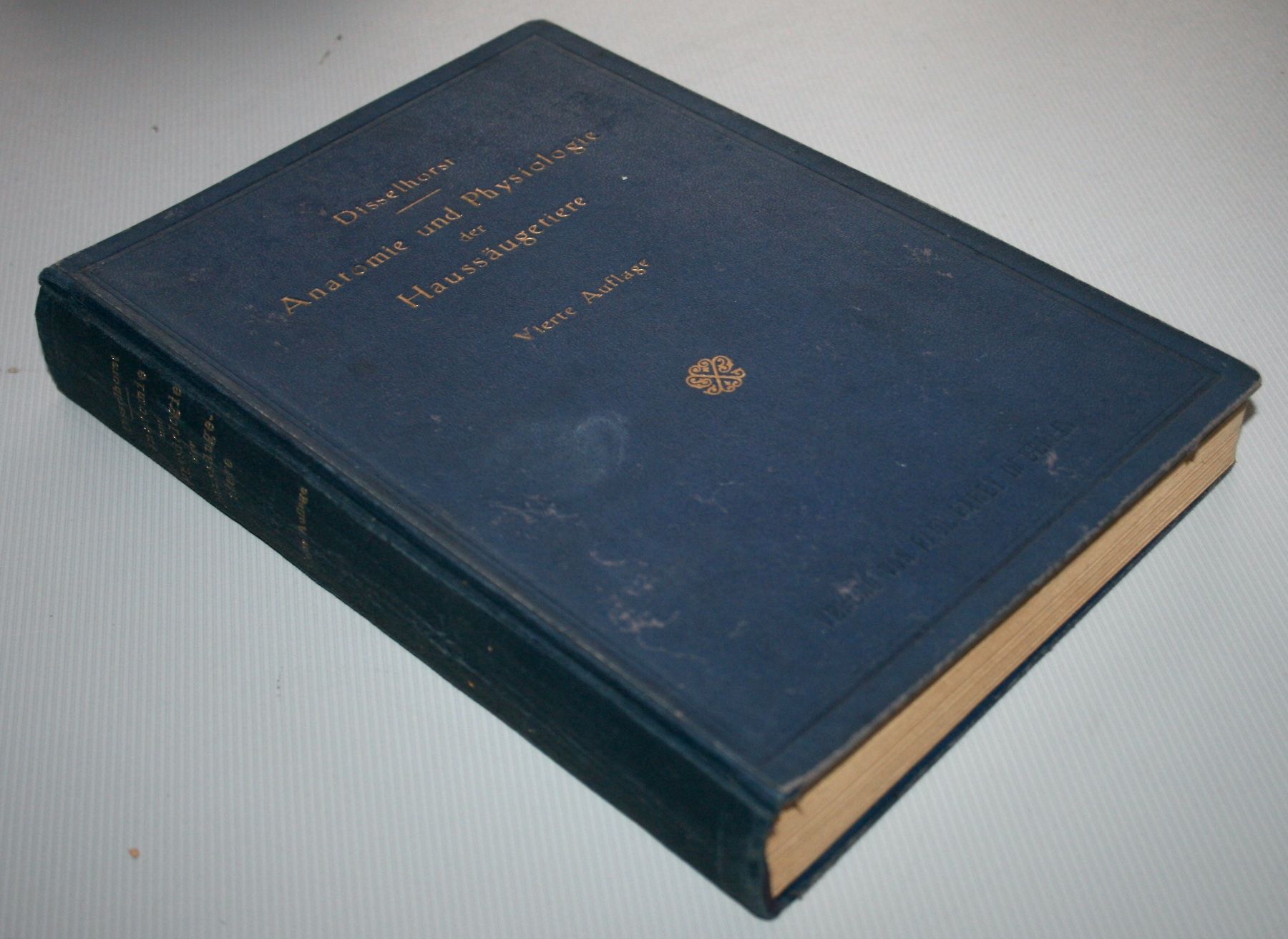 Libri: Disselhorst: Anatomie & Physiologie der Haussäugetiere, 1921 – Usato da Schaffhausen venduto da Kartenprofi 9