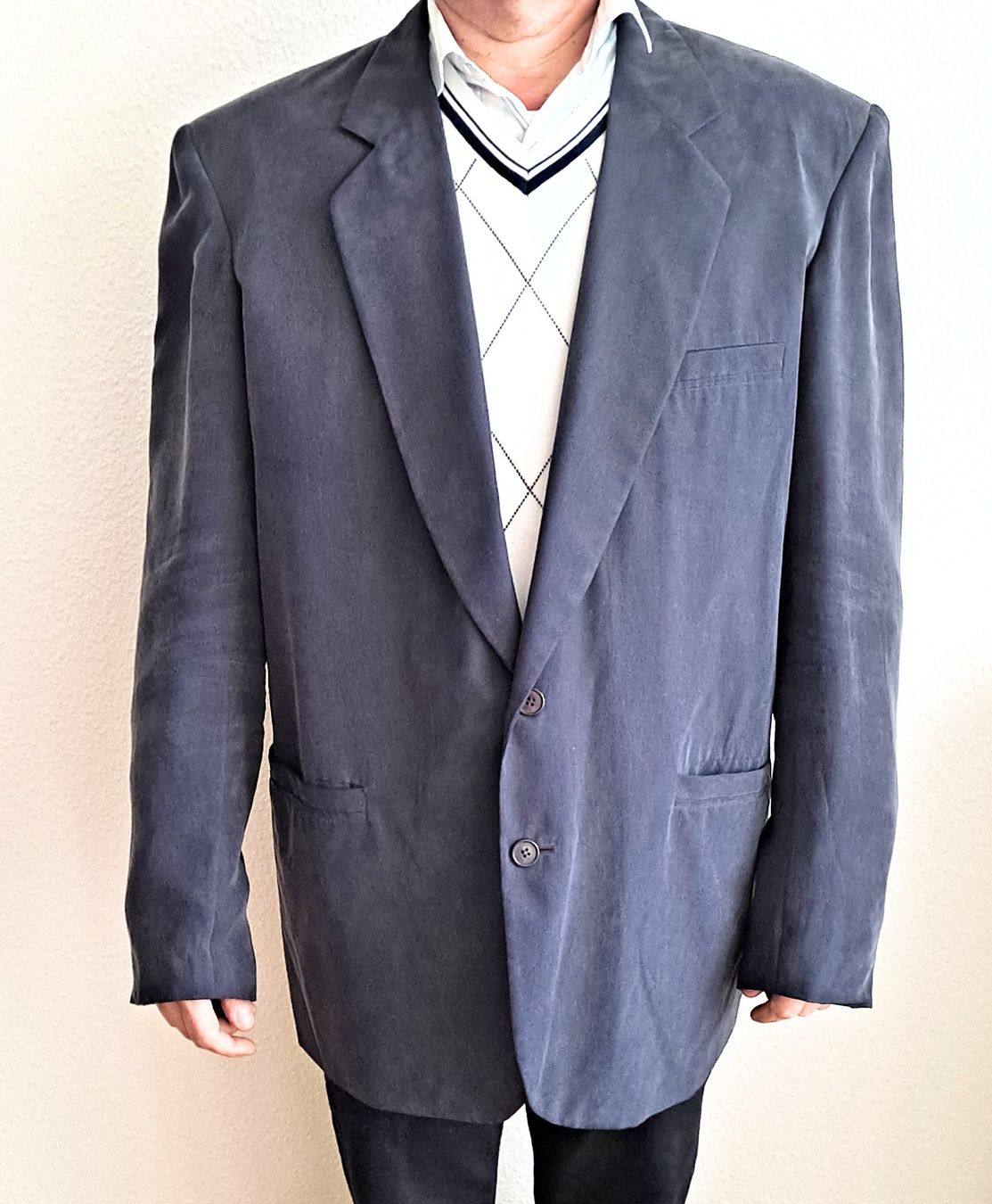 Jacken: Herren Blazer Sakko 100% Seide, Gr. 58 – Gebraucht aus Liestal von Mas-Y-Mas