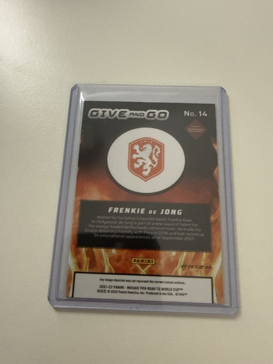 Panini Carte collezionabili: Frenkie de Jong, Netherlands, Mosaic – Usato da Bäretswil venduto da pu0_7rmv 1