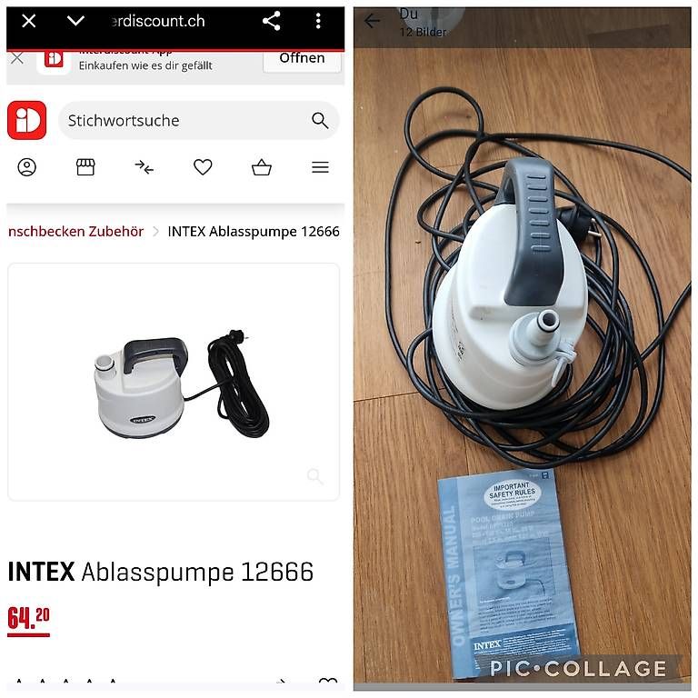 Pompe & Parti di ricambio: Intex Ablasspumpe – Usato da Kriens venduto da Alilar