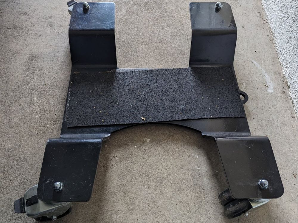 TRUTZHOLM Motorrad Rangierhilfe 450kg - Schwerlast Rangierplatte Mit Feststellbremsen