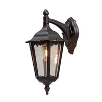 FIRENZE Wandlampe in Schwarz für Outdoor