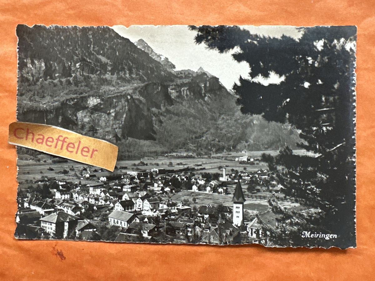 Cartoline postali: Alte Ansichtskarte Meiringen  – Usato da Zürich venduto da Chaeffeler
