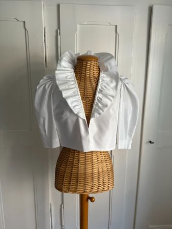 Empire Bolero Jäckchen weiss - XS