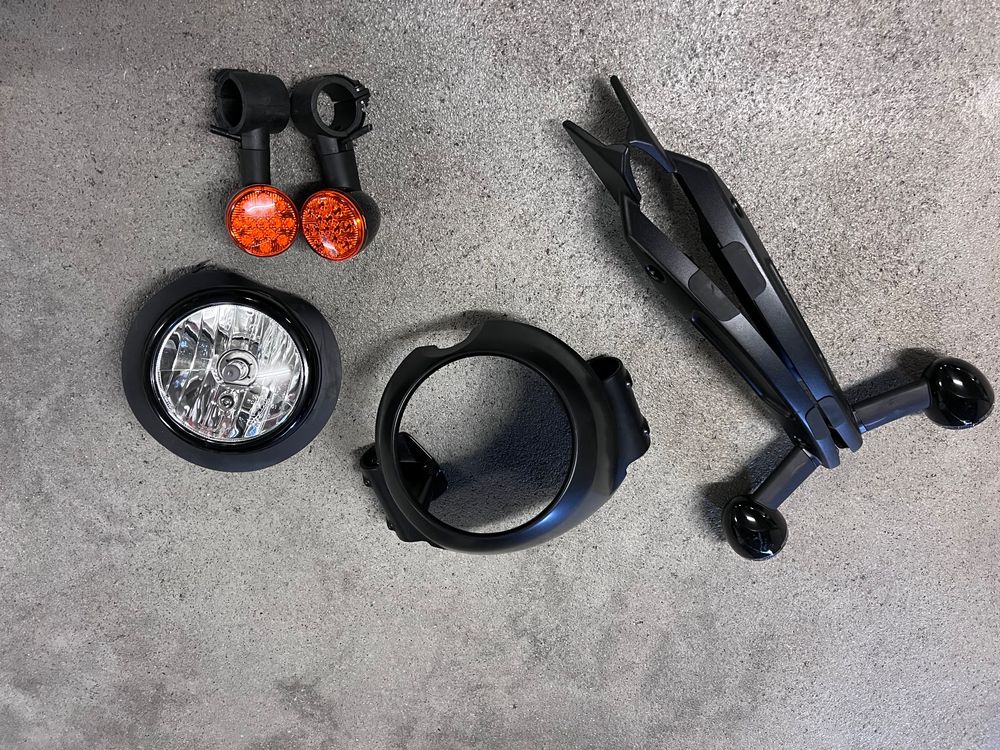 Kit Feux De Brouillard LED Pour Indian Scout 1130 (2015-2017) - 20W, Câbles, Interrupteur