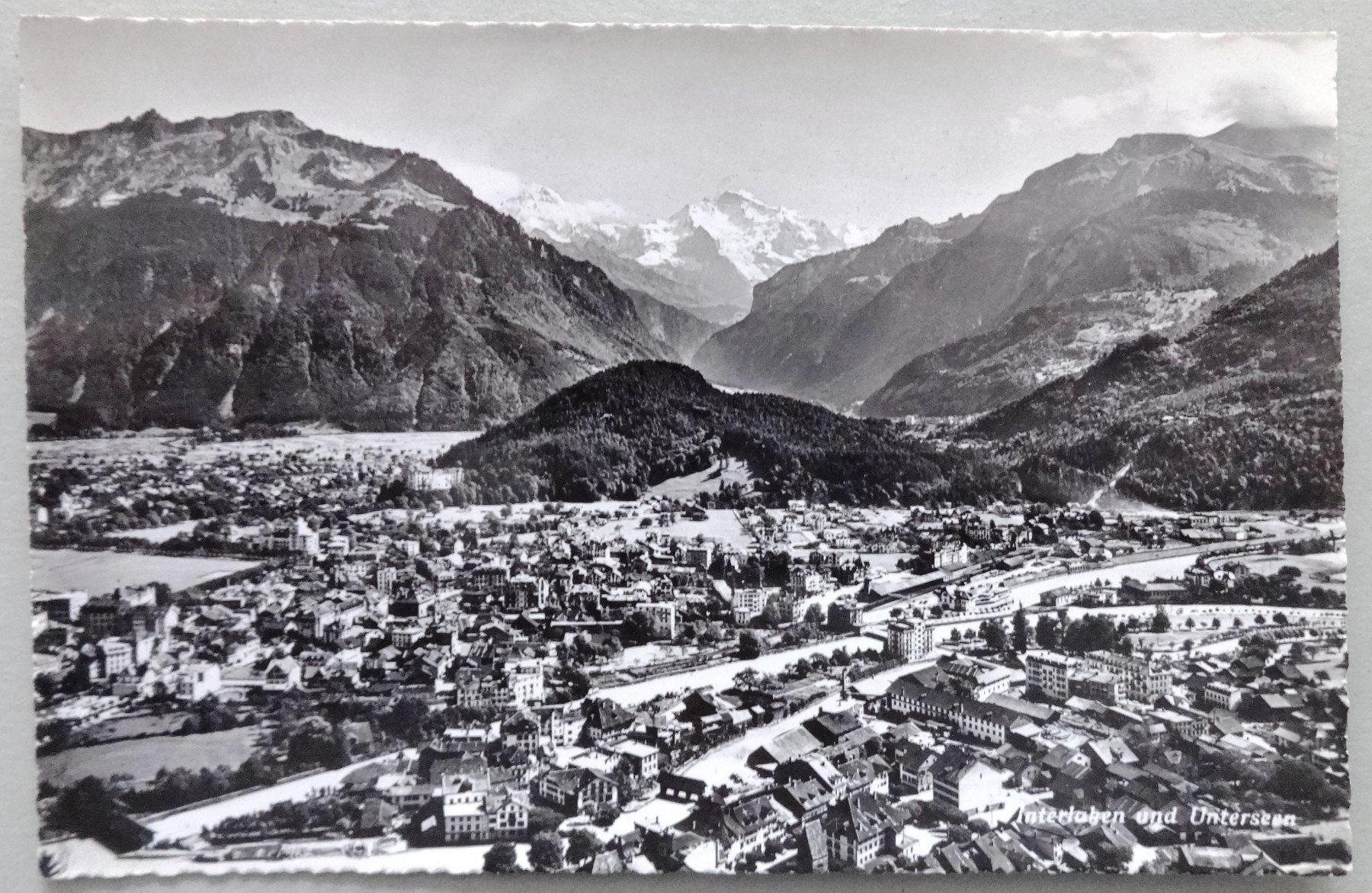 Cartoline postali: Interlaken und Unterseen – Usato da Fétigny venduto da Billy2miny
