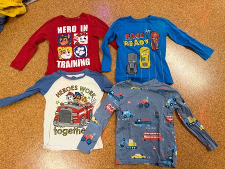 Kinder Langarm TShirt Set Gr. 110