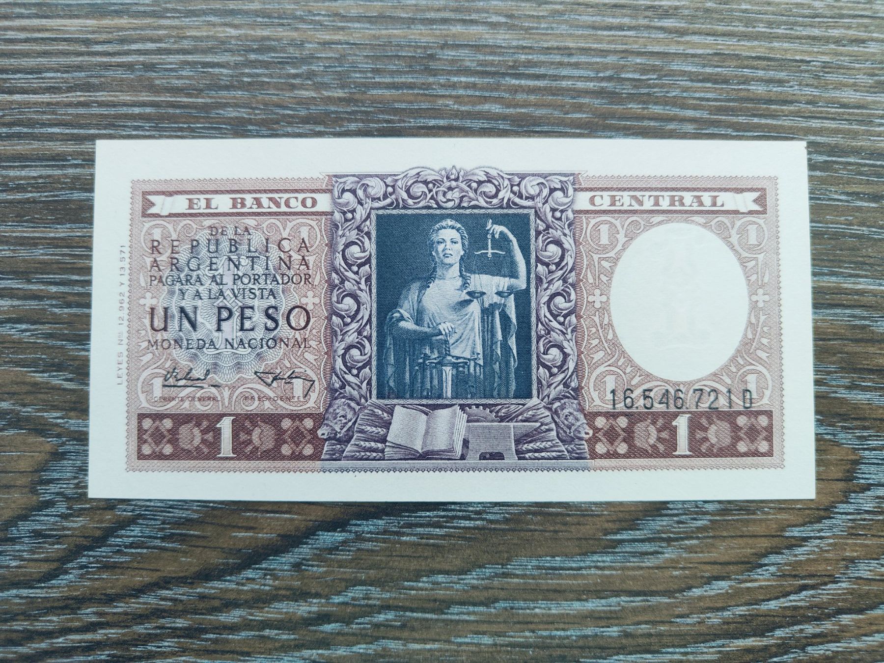 Billets de banque: Argentinien 1 Peso 1956, unc. !!!!!!!! – Neuf avec emballage d'origine à Flaach par Lonzo99