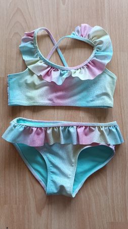 Mädchen Bikini multicolour Grösse 104-110 guter Zustand